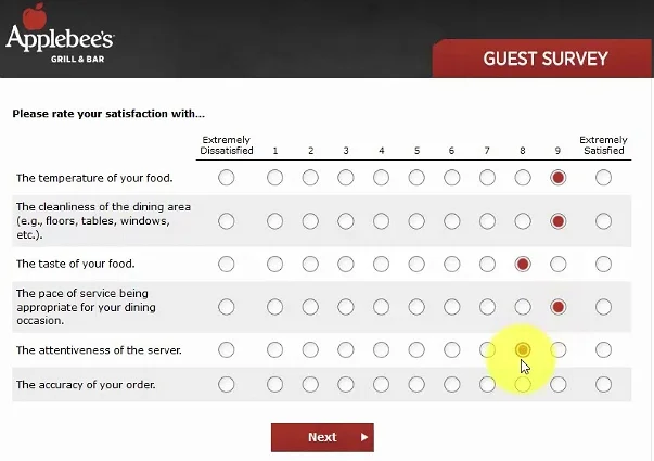 rate your satisfaction by sharing the feedback